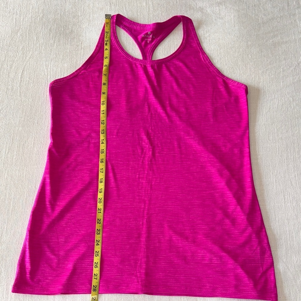 💖🏃‍♀️ EUC Athleta Racerback Tank – Vibrant Pink – Size L - Picture 2 of 6